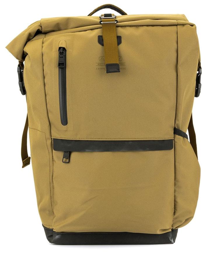 As2ov Roll Top Backpack - Brown