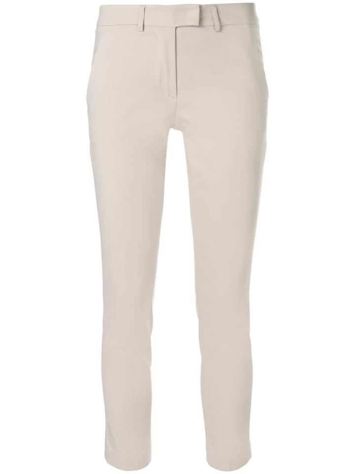 Blanca Skinny Cropped Trousers - Nude & Neutrals