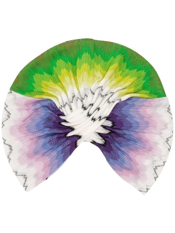 Missoni Mare Abstract Pattern Turban - Green