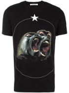 Givenchy 'monkey Brothers' Printed T-shirt - Black