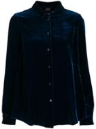Aspesi Textured Buttoned Shirt - Blue