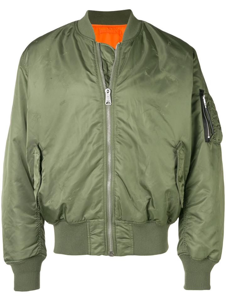 Alyx Zipped Bomber Jacket - Green