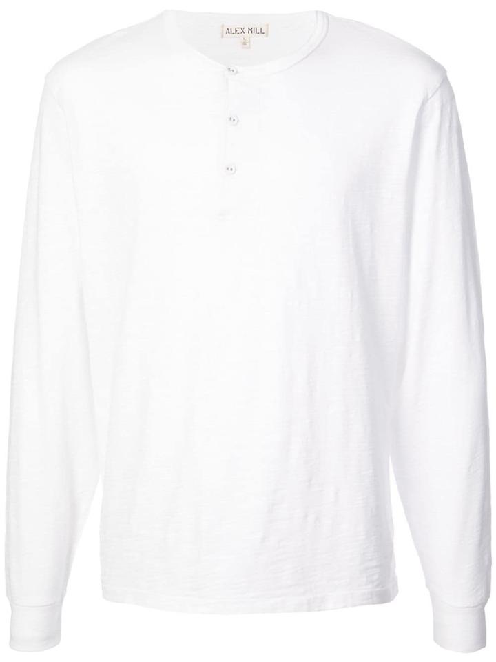Alex Mill Henley Long-sleeve Top - White