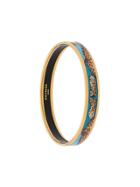 Hermès Pre-owned Leopard Pattern Bangle - Blue