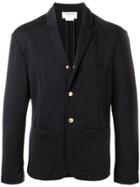 Thom Browne Press Stud Fastening Blazer - Blue