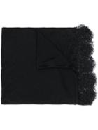 Ermanno Scervino Crystal Embellished Scarf - Black