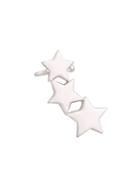 Alinka 18kt White Gold Stasia Triple Star Ear Cuff, Women's, Metallic, 18kt White Gold