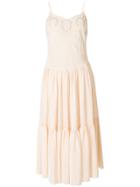Erika Cavallini Flared Dress - Nude & Neutrals