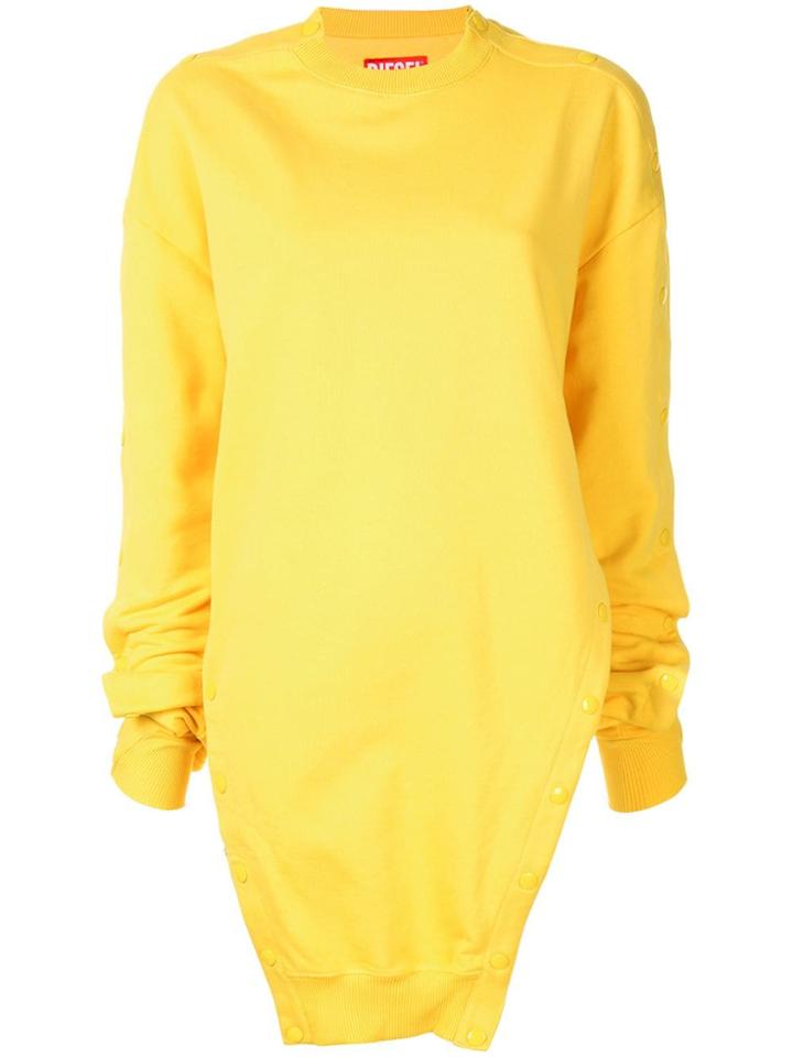 Diesel Red Tag Structured Jersey Sweater - Yellow