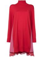 Sacai - Colour Blocked Tunic - Women - Wool - 2, Red, Wool