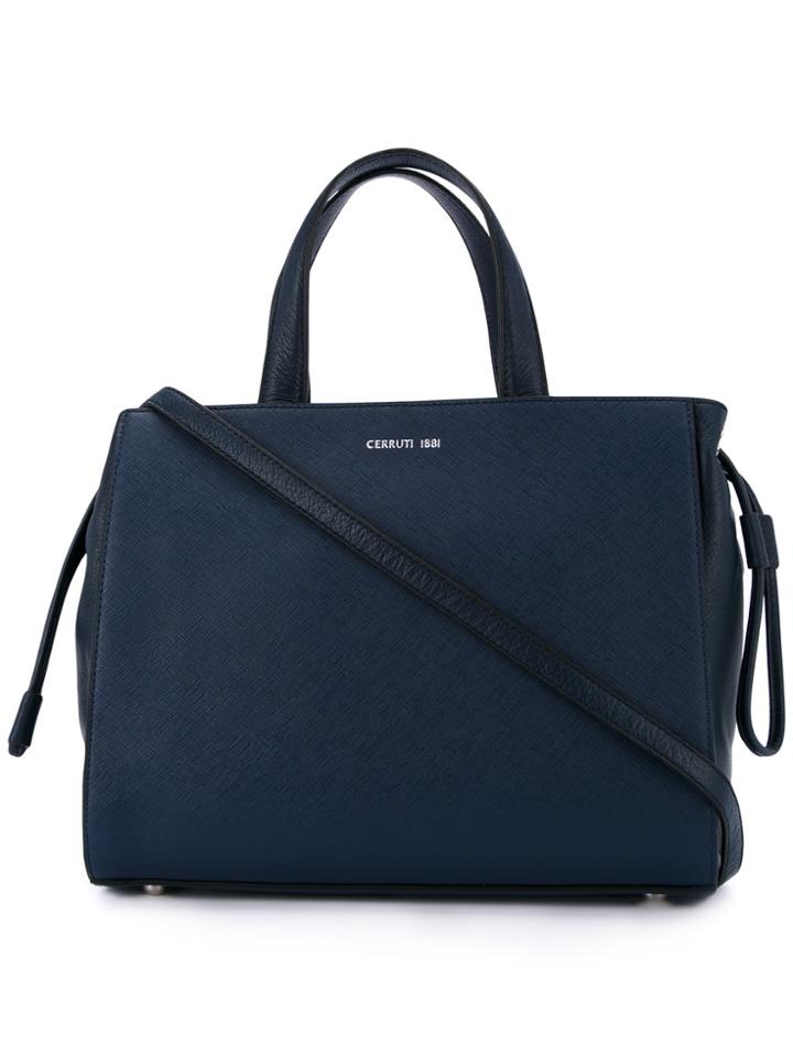 Cerruti 1881 Top Zip Tote - Blue