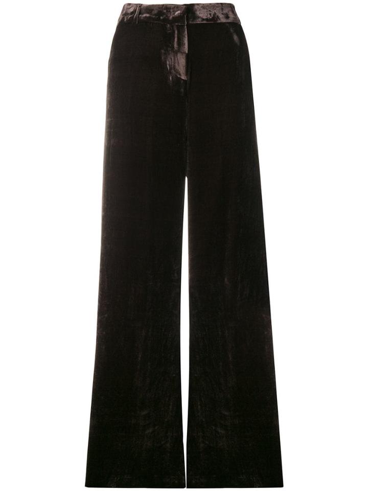 Kiltie Palazzo Pants - Brown