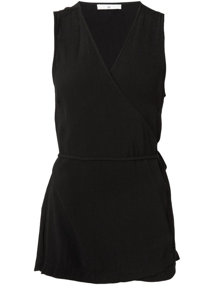 321 Wrap Top - Black