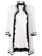 Chanel Pre-owned Crochet Knit Cardigan - White