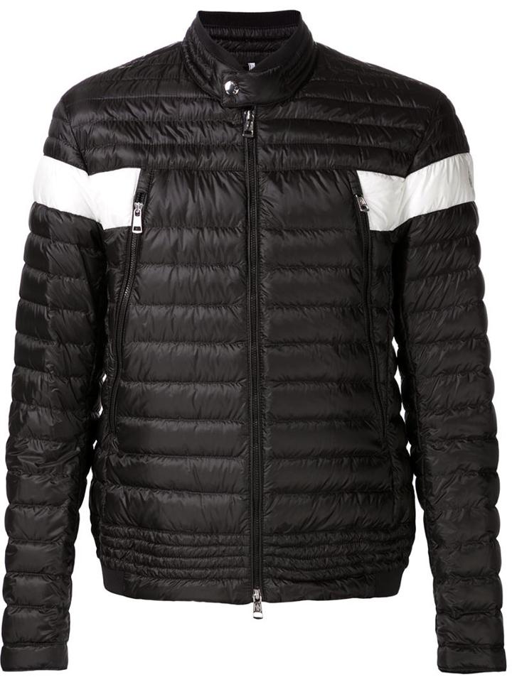 Moncler Biker Style Padded Jacket