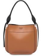 Prada Prada Margit Leather Shoulder Bag - Brown