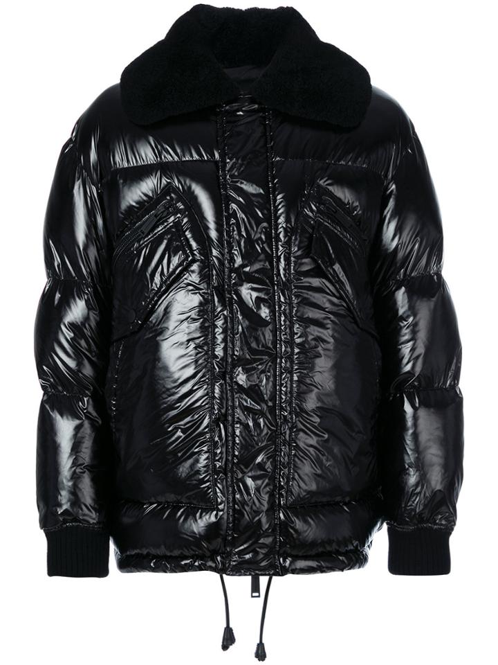 Dsquared2 High Shine Padded Jacket - Black