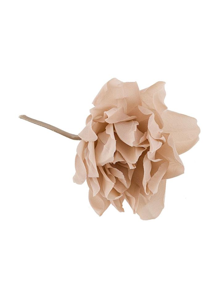 Erika Cavallini Floral Brooch - Neutrals