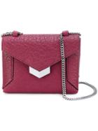 Jimmy Choo - 'lexis' Shoulder Bag - Women - Calf Leather - One Size, Pink/purple, Calf Leather
