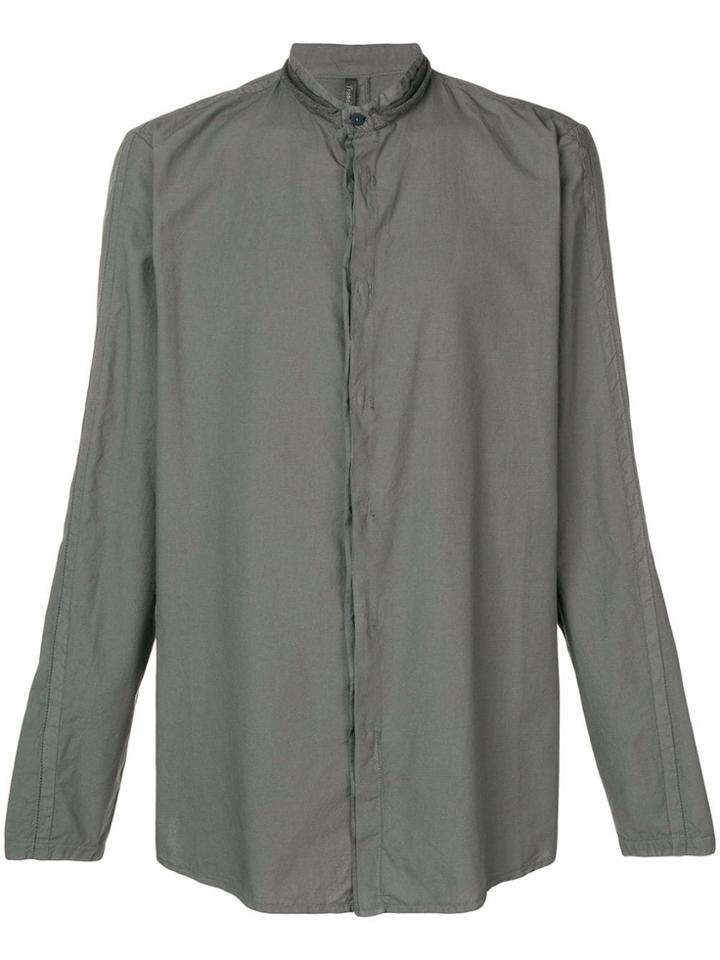 Transit Banded Collar Shirt - Grey