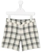 Douuod Kids Checked Shorts, Boy's, Size: 6 Yrs, Nude/neutrals