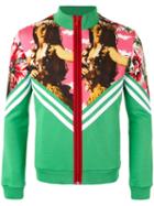 No21 - Abstract Pattern Jacket - Men - Cotton/nylon - S, Green, Cotton/nylon