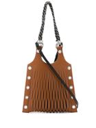 Sonia Rykiel Cut Out Detail Shoulder Bag - Brown