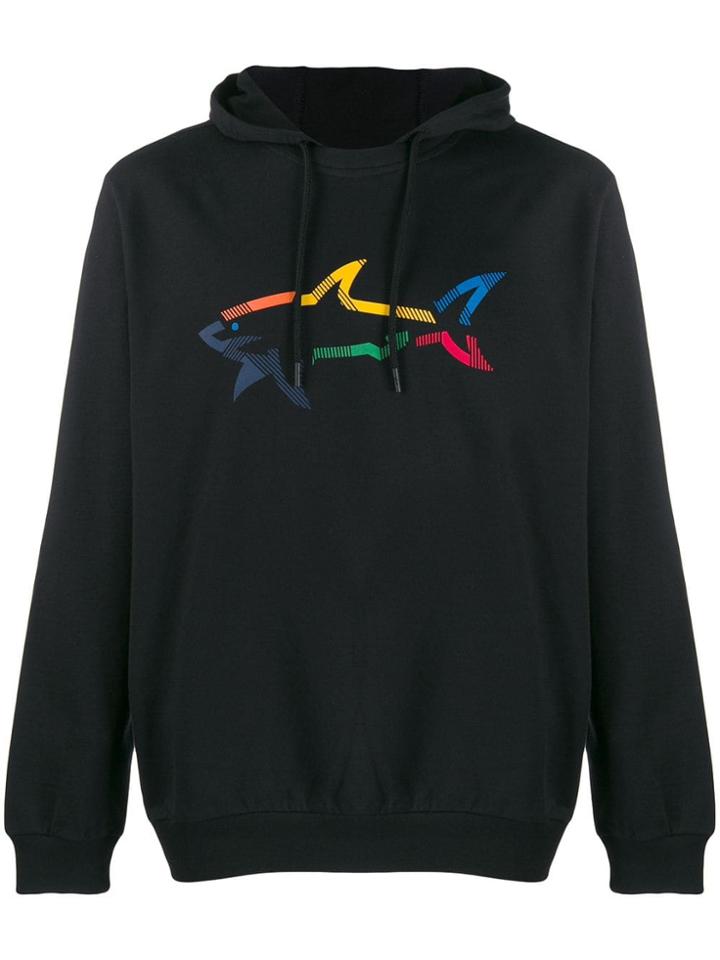Paul & Shark Shark Hoodie - Black