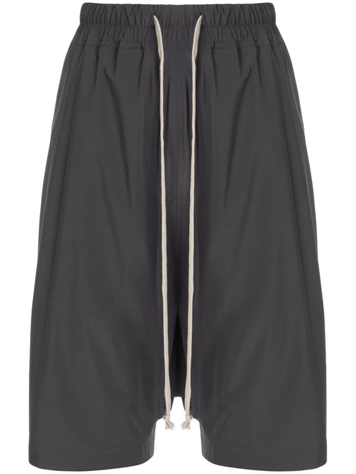 Rick Owens Oversized Track Shorts - Grey
