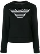 Emporio Armani Logo Design Sweatshirt - Black