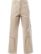 Undercover Zip Detail Trousers - Neutrals