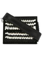 0711 Le Secretaire Copacabana Macramé Clutch - Black
