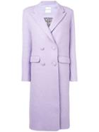 Each X Other Oversized Double Breasted Coat - Pink