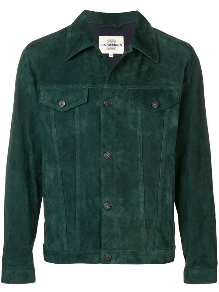Kent & Curwen Button Down Jacket - Green