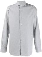 Barba Button Front Shirt - Grey