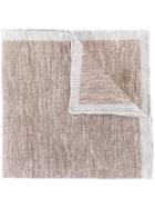 Eleventy Classic Pocket Square, Men's, Nude/neutrals, Linen/flax
