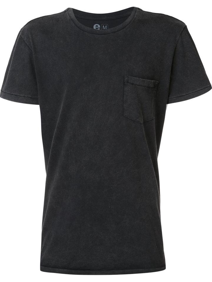 Osklen Pocket T-shirt, Men's, Size: G, Black, Cotton/recycled Polyester