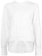 Yigal Azrouel Woven Sweatshirt - White