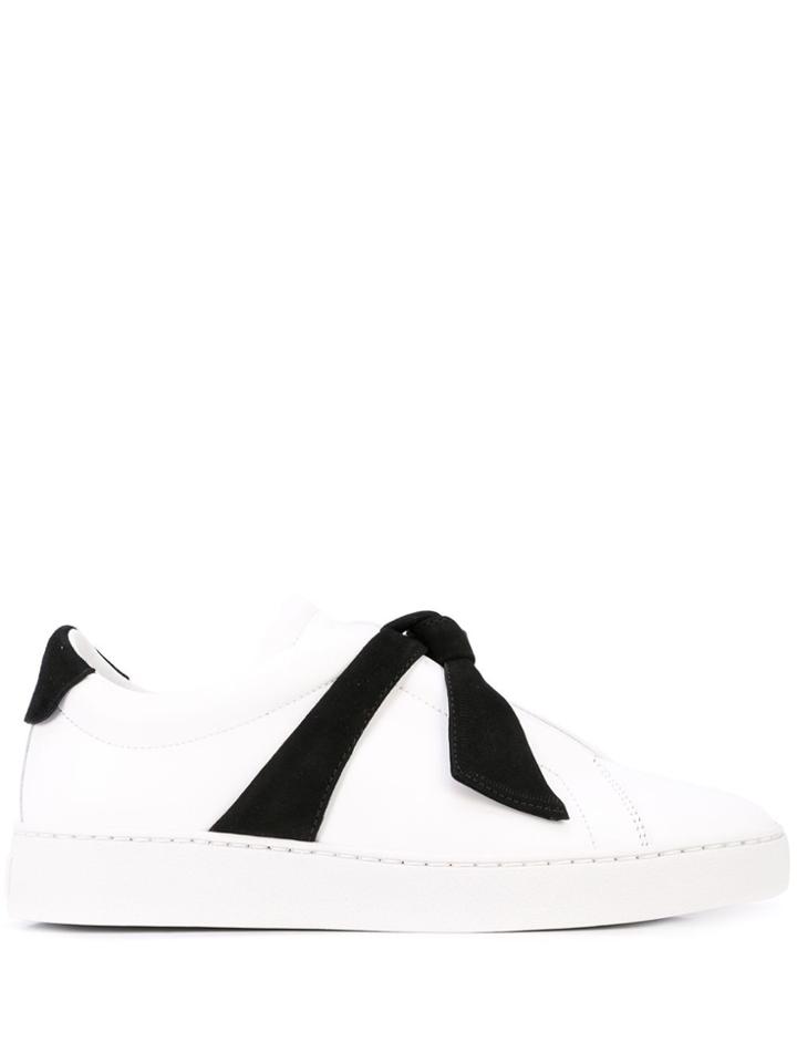 Alexandre Birman Clarita Bow-embellished Sneakers - White