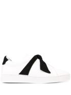 Alexandre Birman Clarita Bow-embellished Sneakers - White