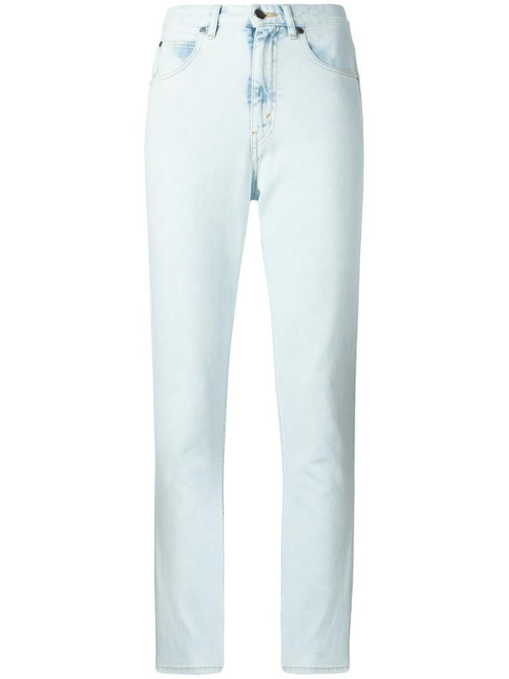 Golden Goose Deluxe Brand Light Wash Denim Jeans, Women's, Size: 27, Blue, Cotton/spandex/elastane