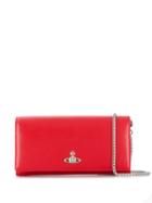 Vivienne Westwood Orb Plaque Chain Wallet - Red