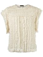 Talie Nk Guipure Top, Women's, Size: 38, White, Polyester