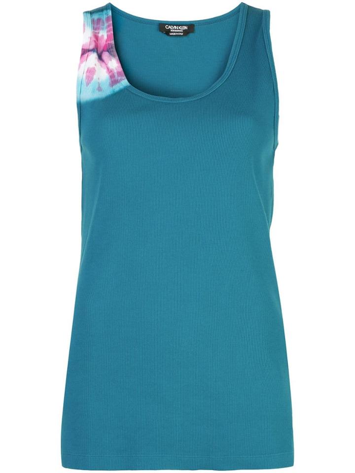 Calvin Klein Tie-dye Tank Top - Blue