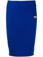 Adidas Logo Fitted Mini Skirt - Blue
