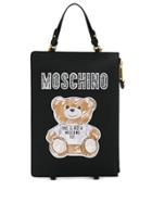 Moschino Teddy Bear Clutch Backpack - Black