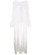 Priscavera Ruched Waist Detail Dress - White