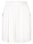 Styland High Waisted Shorts - White