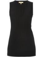 Michael Kors Front Slit Sleeveless Top