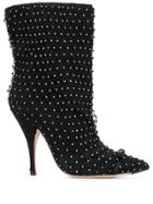 Marco De Vincenzo Embellished Heeled Boots - Black